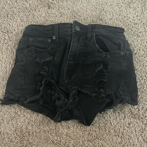 Black Aeropostale Jean Shorts